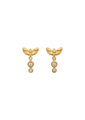 Clio earrings Forgyldt Maanesten